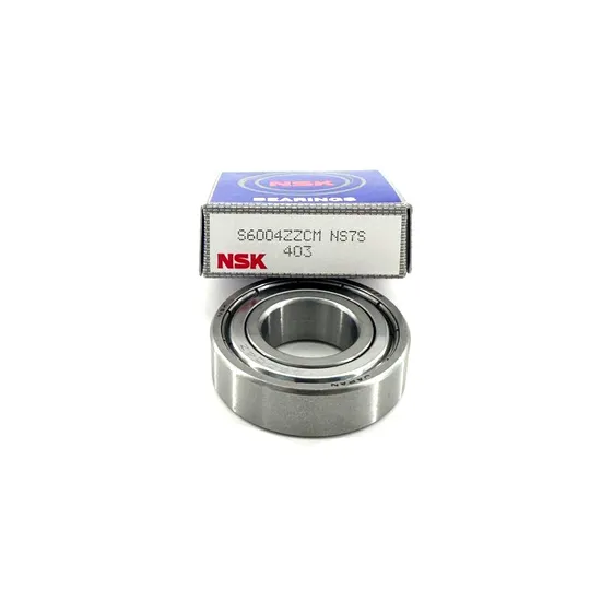 Dust-Tight 6004 DDU NSK Deep Groove Ball Bearing 20x42x12mm for Sandblasting Machinery