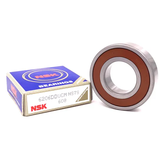 High Speed Low Noise NSK 6206 Deep Groove Ball Bearing for Auto Motors 30x62x16mm
