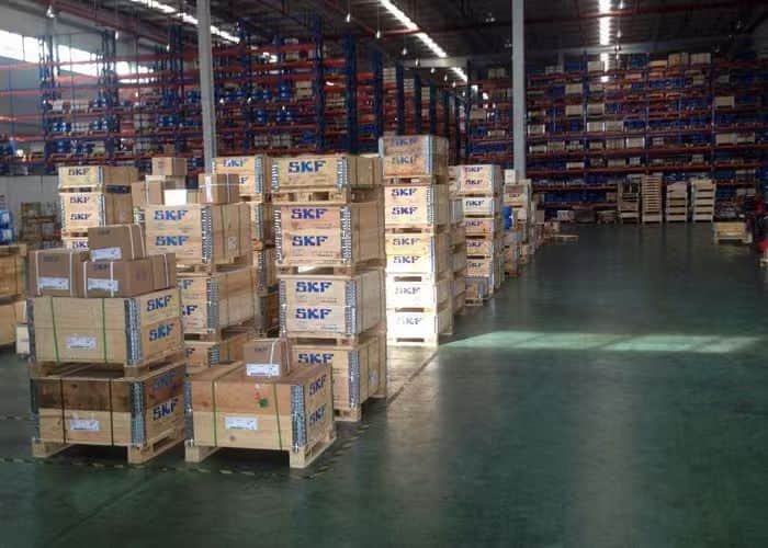 Organized warehouse storage
