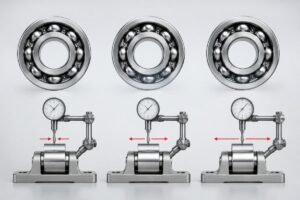 Bearing Internal Clearance Comparison: C2, C3, C4 clearance ranges visualized with radial play measurements