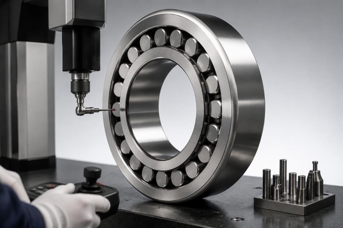 Critical inspection points for custom wind turbine main shaft bearings Wind Energy Bearing Quality Control Process