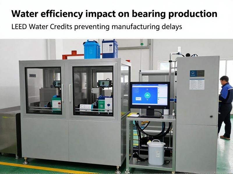 Water efficiency impact on bearing production