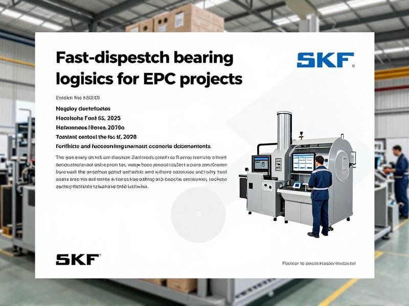SKF factory certification documents Fast-dispatch bearing logistics for EPC projects