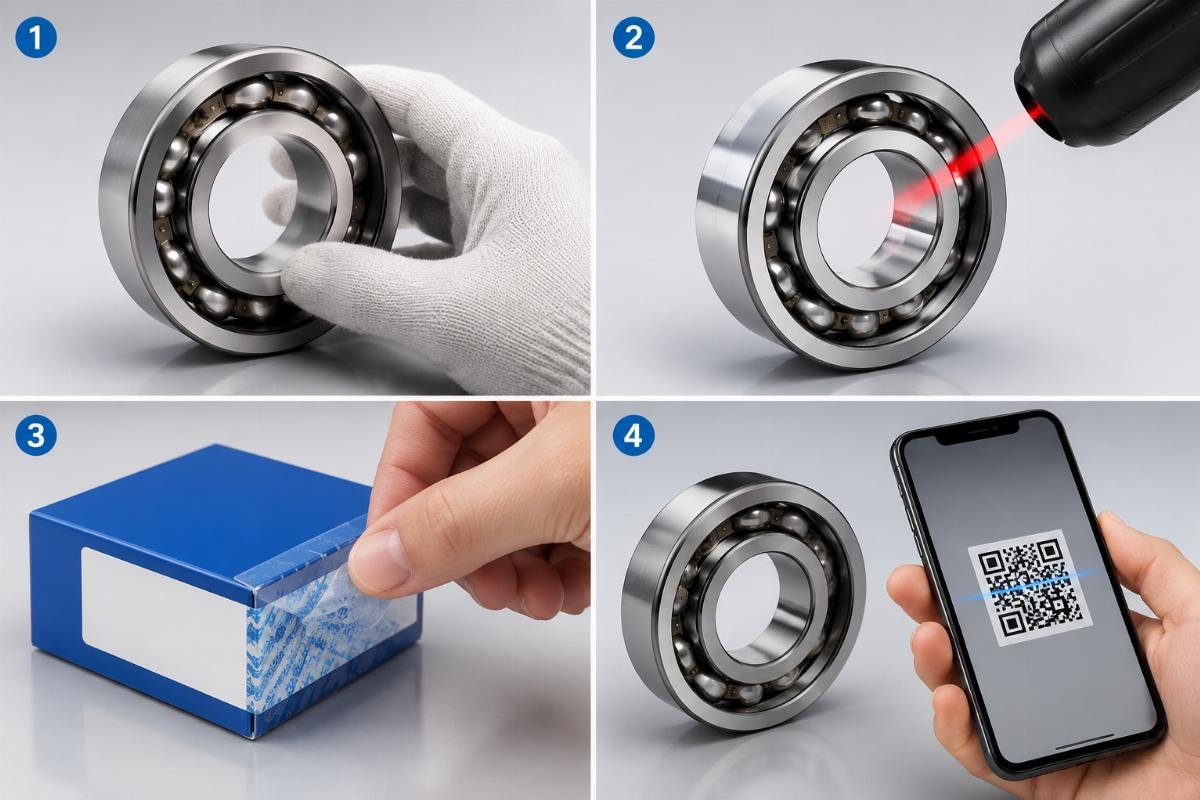 SKF Bearing Anti-Counterfeiting Verification Process